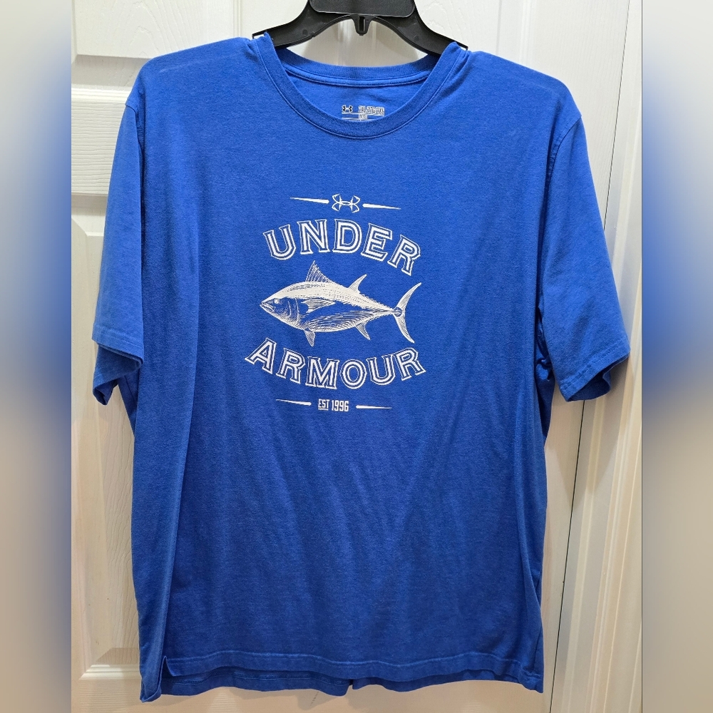 Under Armour Men's Blue Graphic T-Shirt, 2xl